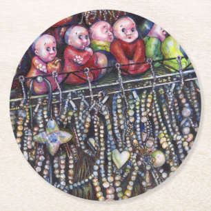 Dessous De Verre Rond Épitomiser