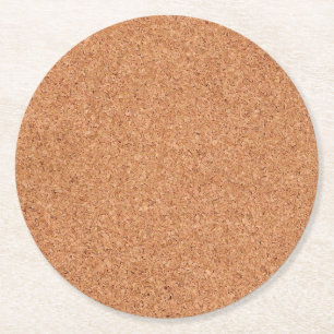 Dessous De Verre Rond Faux Corkboard