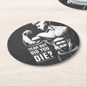 Dessous De Verre Rond Fitness Gym entraînement Bodybuilding Motivation