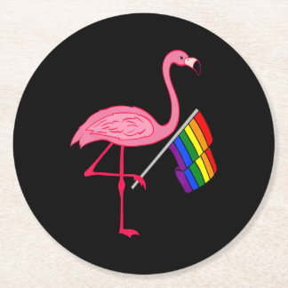 Dessous De Verre Rond Flamant rose rose Gay pride Lgbt Pride Mois Cadeau