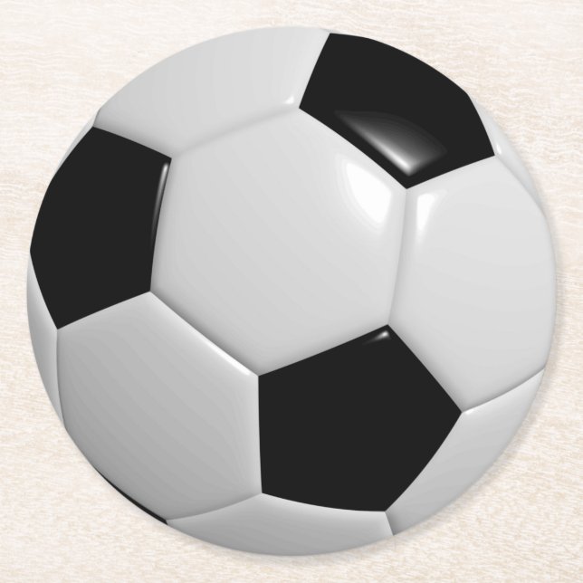Dessous De Verre Rond Football FootBall Sport (Devant)