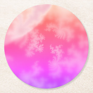 Dessous De Verre Rond Fractal