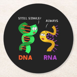 Dessous De Verre Rond Funny Biology Pun Biologiste Professeur Professeur