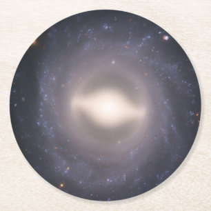 Dessous De Verre Rond Galaxie Spirale Ngc 1015.