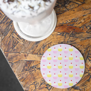 Dessous De Verre Rond Gâteau Cupcake Anniversaire