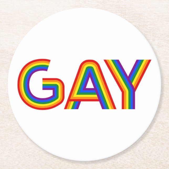 DESSOUS DE VERRE ROND GAY (Devant)