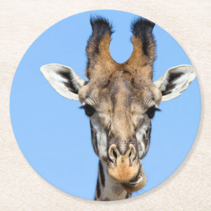 Dessous De Verre Rond Girafe