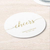 Gold Modern Letting Cheers Party