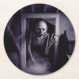 Dessous De Verre Rond Grand Ghoul dans le grenier !