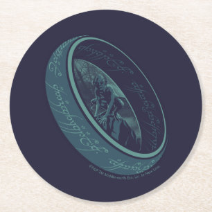 Dessous De Verre Rond Graphisme de GOLLUM™ LE SEUL ANNEAU™