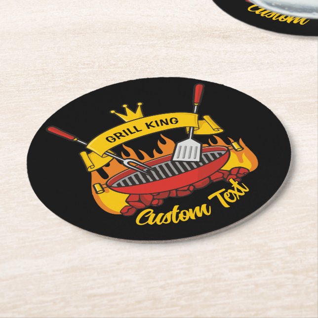 Dessous De Verre Rond Grill King (Incliné)