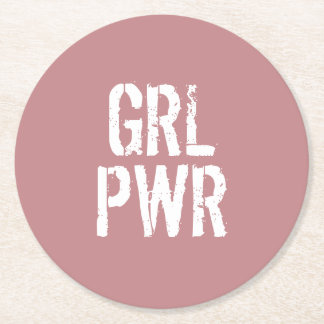 DESSOUS DE VERRE ROND GRL PWR -