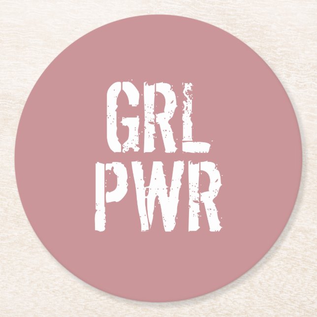 DESSOUS DE VERRE ROND GRL PWR - (Devant)
