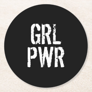 DESSOUS DE VERRE ROND GRL PWR -