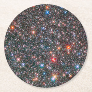 Dessous De Verre Rond Gros De La Voie Lactée.