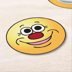 Dessous De Verre Rond Grumpey face calme