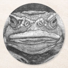 Dessous De Verre Rond Grumpy Toad
