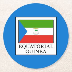 Dessous De Verre Rond Guinée équatoriale