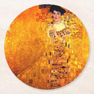 Dessous De Verre Rond Gustav Klimt Portrait d'Adele Bloch Bauer