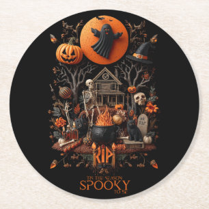 Dessous De Verre Rond halloween