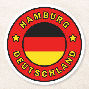Dessous De Verre Rond Hambourg Allemagne