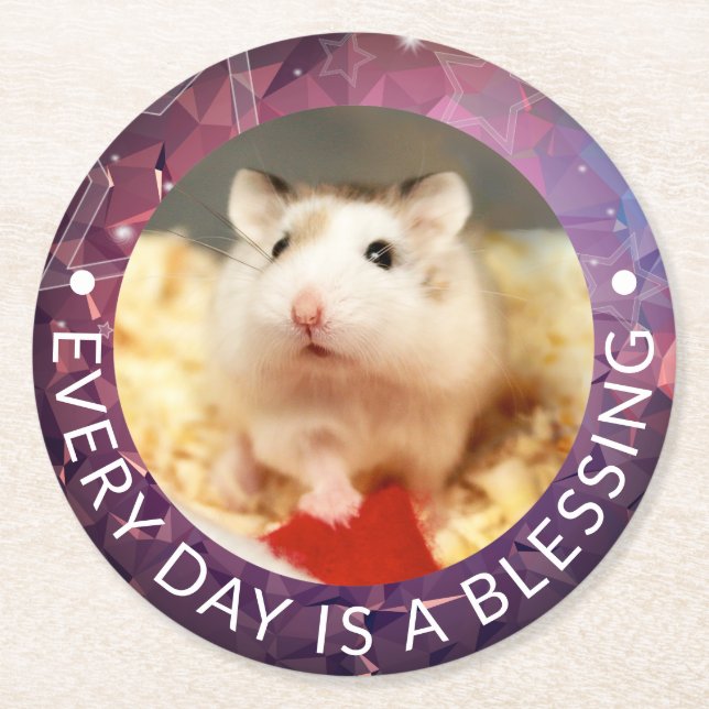Dessous De Verre Rond Hammyville - Cute Robo Hamster (Devant)