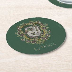 Dessous De Verre Rond HARRY POTTER™   SLYTHERIN™ Crest
