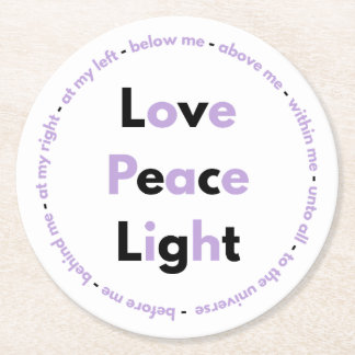 Dessous De Verre Rond Heavenly prayer Posavasos