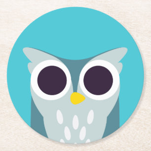 Dessous De Verre Rond Henry le hibou