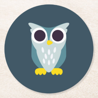 Dessous De Verre Rond Henry le hibou