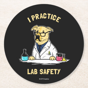 Dessous De Verre Rond I Exercice de la sécurité des laboratoires