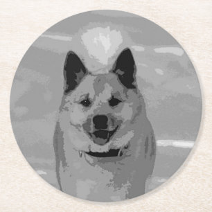 Dessous De Verre Rond IcelandicSheepdog20151203