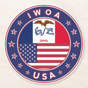 Dessous De Verre Rond Iowa