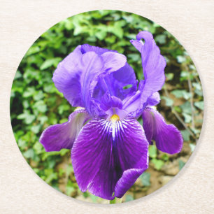 Dessous De Verre Rond Iris à poils