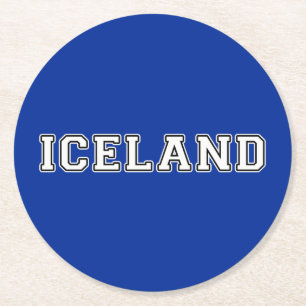 Dessous De Verre Rond Islande