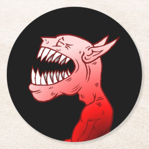 Dessous De Verre Rond Joyeux Halloween Ghoul