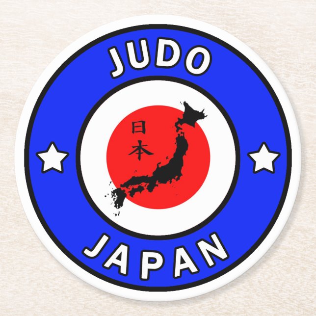 Dessous De Verre Rond Judo (Devant)