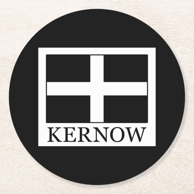 Dessous De Verre Rond Kernow (Devant)