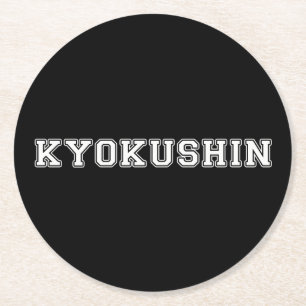 Dessous De Verre Rond Kyokushin Karate