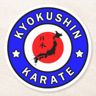 Dessous De Verre Rond Kyokushin Karate