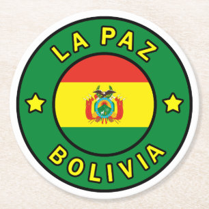 Dessous De Verre Rond La Paz Bolivie