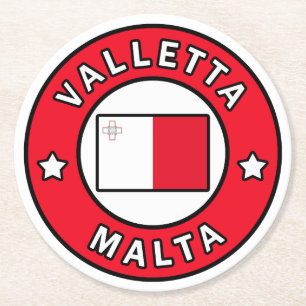 Dessous De Verre Rond La Valette Malte