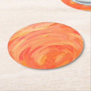 Dessous De Verre Rond Lac Fire