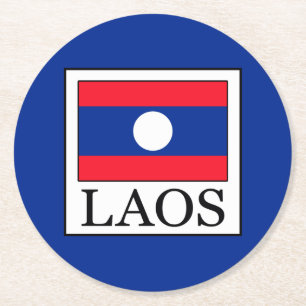 Dessous De Verre Rond Laos