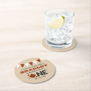 Dessous De Verre Rond Le Big One Football 1er anniversaire