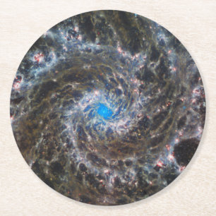 Dessous De Verre Rond Le Coeur De Messier 74
