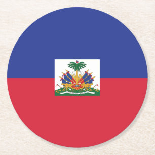 DESSOUS DE VERRE ROND LE HAÏTI