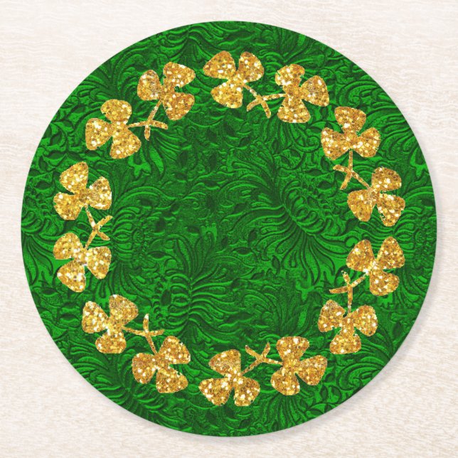 Dessous De Verre Rond Le jour de St Patrick (Devant)