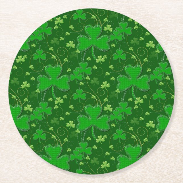 Dessous De Verre Rond Le jour de St Patrick (Devant)