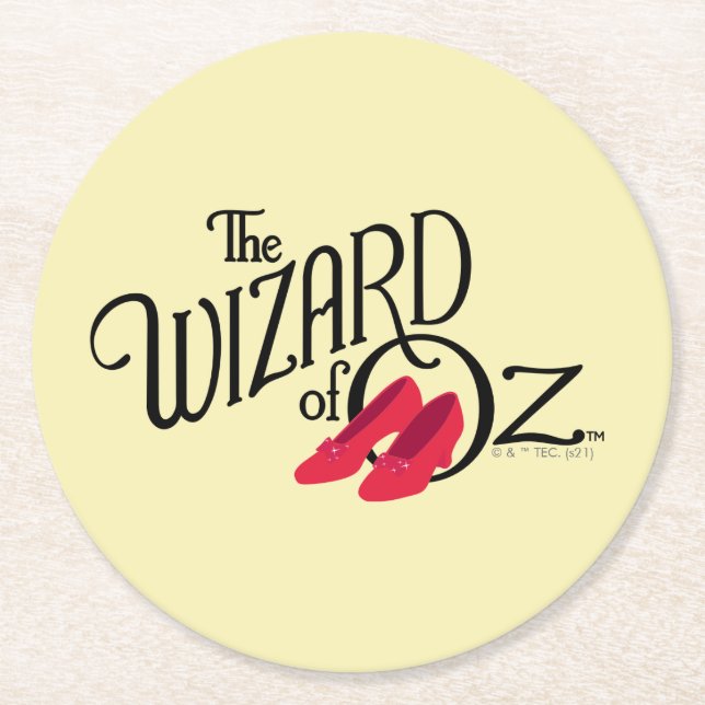 Dessous De Verre Rond Le Logo Wizard Of Oz™ (Devant)